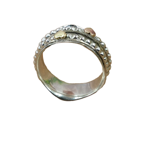 Handmade 925 Sterling Silver Spinner <b>Ring</b> with Dual Heart Design | Meditation & <b>Fidget</b> <b>Ring</b> <b>Fidget</b> Meditation Thumb Band <b>Ring</b> - Product Image 1