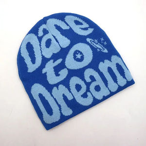 Gorro de calavera de diseñador con estampado de logotipo personalizado de alta calidad, gorro cálido de invierno de punto acrílico para hombres y mujeres, ropa al aire libre para viajes - Product Image 6