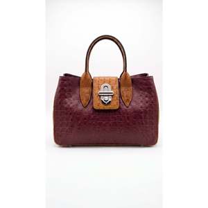 Bolso Estructurado en Piel de Cocodrilo Genuina - Hecho en Italia - Art. 26110 - Product Image 6