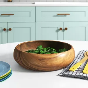 Cuenco de madera Cuenco tallado con raíces - Product Image 2