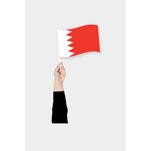 Custom 3x5ft Bahrain <b>Pocket</b> Flag Digital Printed Pennant in Cotton <b>Plastic</b> and Silk for Automotive Insurance and Education - Product Image 1
