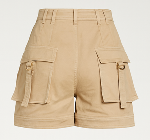 Pantalones cortos de cintura alta multicolores a la moda-Diseño de retales de estilo callejero para mujer - Product Image 4