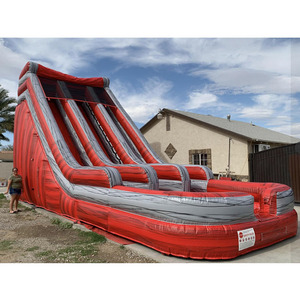 Toboggan aquatique gonflable sur le thème des palmiers, taille personnalisée, château gonflable, toboggan gonflable pour enfants - Product Image 6