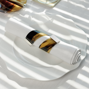 Buffalo Horn Napkin Ring Customized Top Quality Napkin Ring Holder Party Wedding Hotel <b>Table</b> Decorative Item - Product Image 1