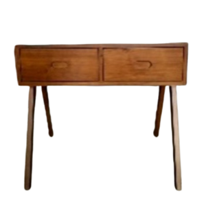 Tables basses modernes réglables en hauteur et extensibles, taille 80x60x75, en teck massif avec une finition lisse et soignée - Product Image 6