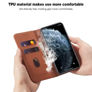 Étui de téléphone portable en cuir de luxe pour 17 Pro Max, design portefeuille, emplacements pour cartes, antichoc, léger, compatible avec 14 Plus 13 Pro Max - Product Image 5