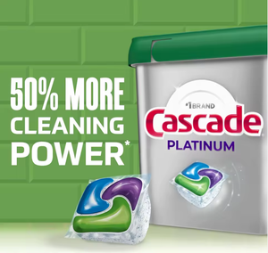 Vendedor reputado de Cascade Platinums - Detergente para lavavajillas Fresh, paquete de 59 unidades disponible al por mayor - Product Image 3