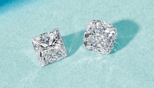 Diamante cultivado en laboratorio de joyería doble 4*4mm corte princesa blanco VVS1 DE certificado suelto DE Color diamante - Product Image 4