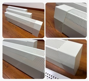 Cache-<span class=keywords><strong>radiateur</strong></span> de <span class=keywords><strong>plinthe</strong></span> en acier galvanisé de 1,2 m avec embouts, protection facile à installer pour radiateurs électriques et hydroniques de <span class=keywords><strong>plinthe</strong></span> - Product Image 3