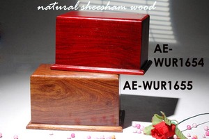 Urnes en bois pour animaux de compagnie extra petites pour cendres d'animaux de compagnie Urnes de crémation en cube moderne Mémorial en bois massif pour les êtres chers - Product Image 4