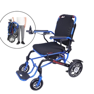 Silla de ruedas eléctrica plegable de tamaño estándar de aleación de aluminio - Product Image 2
