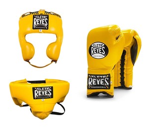 Conjunto de boxeo con cordones guantes con protector de cabeza de mejillas en cuero de vaca genuino para artes marciales y entrenamiento físico - Product Image 5