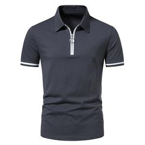 Camiseta Polo Personalizada al por Mayor con Media Cremallera, Unisex, Transpirable, de Manga Corta, Informal, para Golf - Product Image 4