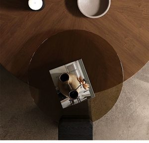 Ensemble <span class=keywords><strong>de</strong></span> table basse <span class=keywords><strong>de</strong></span> salon <span class=keywords><strong>de</strong></span> luxe italien, style moderne, style antique, design minimaliste haut <span class=keywords><strong>de</strong></span> gamme pour les petits espaces domestiques - Product Image 4