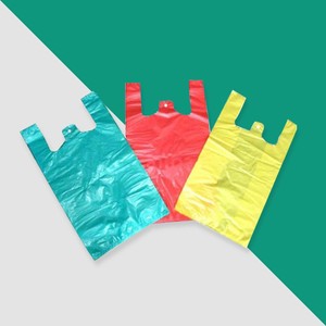 Bolsas de plástico para camisetas de colores - Product Image 3