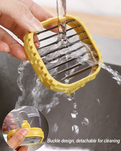 חותך וקוצץ פירות וירקות מהיר עם קופסה - כוס חיתוך לתות, ענבים, בננה, פטריות - Product Image 6