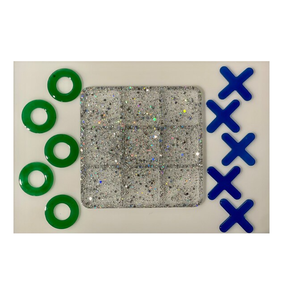 Tic Tac Toe en résine de qualité supérieure Jeux familiaux pour enfants XO Table Jouets éducatifs Cadeau parfait pour l'anniversaire Jeu Tic Tac Toe - Product Image 1