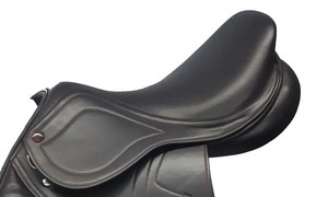 Selle de dressage de chevaux anglais Selle de dressage anglaise avec cuir de vachette souple enveloppé de cheval selle de course à prix abordable - Product Image 4