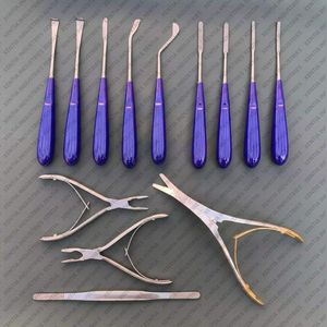 Ensemble d'instruments chirurgicaux de rhinoplastie les plus vendus, ensemble d'instruments de chirurgie nasale en acier inoxydable, ensemble d'instruments de chirurgie nasale manuels, CE - Product Image 2