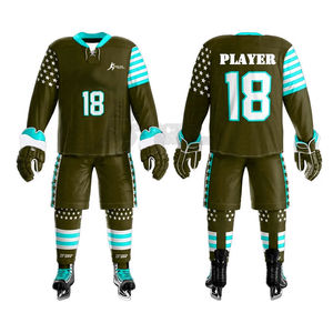 Uniforme de hockey sobre hielo profesional personalizado de alta calidad Ropa deportiva de talla grande que incluye jersey para jugadores Servicio OEM disponible - Product Image 4