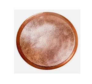 Bandeja de servicio de cobre de Mejor Diseño de lujo, bandeja de Metal de cobre para alimentos de frutas secas para el hogar, producto sin pulir, diseño superior - Product Image 3