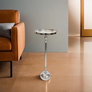 Mesa de comedor al aire libre redonda minimalista clásica moderna Material de aluminio - Product Image 1