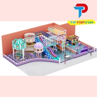 Ifun nouveau et personnalisé thème rose aire de jeux pour enfants équipement de terrain de jeu intérieur enfants équipement de jeu doux à vendre
