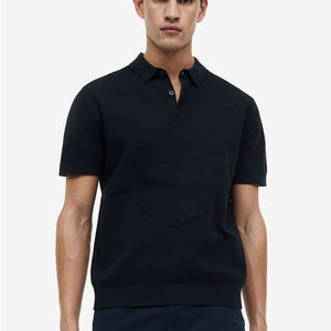 Summer 200g Cotton Easily Washed <b>Men</b> <b>Polo</b> T <b>Shirts</b> Round Neck <b>Long</b> <b>Sleeve</b> <b>Men's</b> T-<b>shirt</b> - Product Image 2