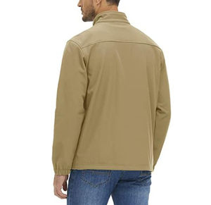 Chaqueta Softshell para Hombre, Nueva Colección 2024, Diseño Casual Sólido con Tela de Forro Polar Ligero OEM para Senderismo al Aire Libre - Product Image 2