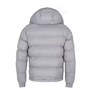 2025 veste bouffante en laine brillante pour hommes nouveauté manteau à bulles Style de mode avec fermeture à glissière veste bouffante - Product Image 6