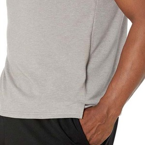 Personnalisé 100% Coton Sans Manches Gris Stringer Vêtements pour Hommes Grande Taille Débardeurs Musculation En Gros Prix Usine Débardeurs - Product Image 4