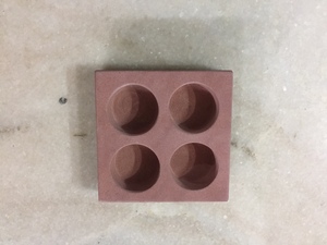 Support de bougie pilier en marbre gris personnalisé, fait main, imprimé UV, décoration de Pâques, centre de table de mariage - Product Image 6