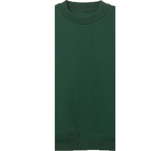 เสื้อสเวตเชิ้ตผู้ชายพรีเมียม ผ้าฝ้ายฟลีซถัก 100% คอกลม ทรงพูลโอเวอร์ สีพื้น เป็นมิตรกับสิ่งแวดล้อม ระบายอากาศได้ดี ด้านหน้ามีลายพิมพ์นูน - Product Image 3