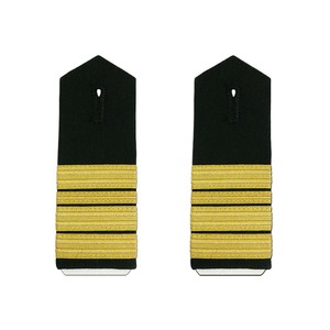 Hombreras de la Marina de los Estados Unidos, bordadas en tela de alta calidad, con borde rojo sobre fieltro negro, para coser. - Product Image 5