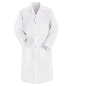Uniforme de Bata de laboratorio Unisex de la mejor calidad y gran oferta, medias mangas tejidas de algodón 100%, todos los tamaños ODM - Product Image 2