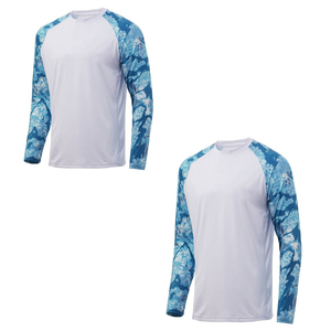 Sublimación personalizada de manga completa impresa precio barato pesca Jersey para la venta profesional Venta caliente bajo MOQ hombres pesca camisas - Product Image 3