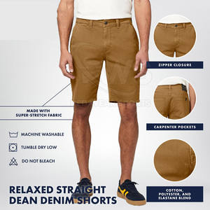 Vente en gros de shorts en jean de style unique 2025 shorts en jean légers vêtements pour adultes shorts en jean - Product Image 3