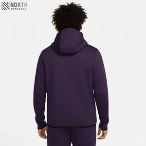 <b>Men's</b> Terry Fleece Long Sleeve Zipper Front Tracksuits Custom Logo Quick Dry Breathable <b>Thermal</b> Hoodies Sweatpants Set Luxury - Product Image 4