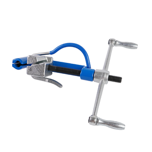 Flat head Manual Stainless Steel Band <b>Strapping</b> Banding Tool Tensioner Heavy Duty Bander for Hose <b>Clamps</b> Cable Tie Kit - Product Image 4