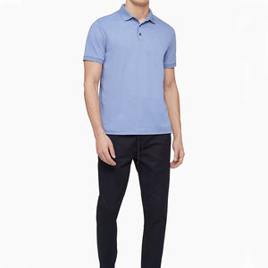 Camisas de Estilo Gótico para Hombre, Transpirables, con Estampado Personalizado, de Spandex/Algodón, Manga Corta, Logotipo Personalizado, Patrón Sólido, Tela de Lona - Product Image 1