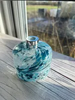 Difusor de Aromas Artesanal de Vidrio Soplado a Mano - Fragancia Duradera, Ecológico, Sin Alcohol ni Parabenos, Arte Alquímico