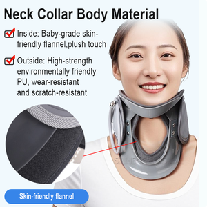 Penjepit leher kerah serviks plastik tiup, tinggi dapat diatur, peralatan rehabilitasi penjualan laris dengan pompa udara - Product Image 6