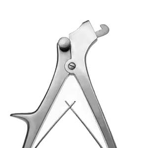 Pinzas Craneales de Acero Inoxidable de 7 Pulgadas, Cortador de Huesos Quirúrgico para Neurocirugía, Certificado CE, OEM/ODM - Product Image 2