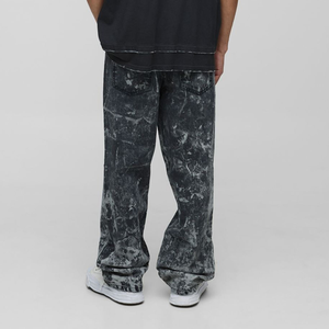 Pantalons en denim confortables pour hommes, mélange de coton et d'élasthanne, tissu de qualité durable, denim indigo premium pour hommes - Product Image 6