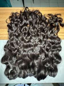 Paquetes de cabello virgen indio sin procesar, ondas naturales con textura ondulada suave, cabello Remy sin enredos, extremos completos, cabello humano sin procesar - Product Image 3