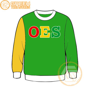 Commande personnalisée de l'étoile de l'Est sweat-shirt brodé en molleton de coton pull de haute qualité vêtements grecs OES sweat-shirts - Product Image 6
