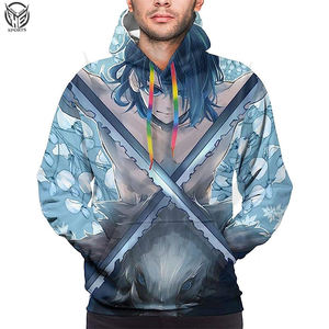 เสื้อฮู้ดแขนยาวสำหรับผู้ชายเสื้อสเวตเชิ้ต50โพลีเอสเตอร์50ผ้าฝ้าย50โพลีเอสเตอร์พิมพ์ลายพอดีตัวปกติ - Product Image 3