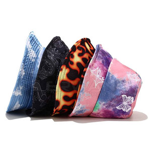 Ropa informal Sombreros de cubo para adultos Nuevo estilo 100% Algodón Sombreros de cubo impresos personalizados - Product Image 3