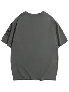 Camiseta de lavado suave de gran tamaño desgastada vintage de alta calidad OEM para hombre, camiseta en blanco que busca un diseño personalizable - Product Image 5