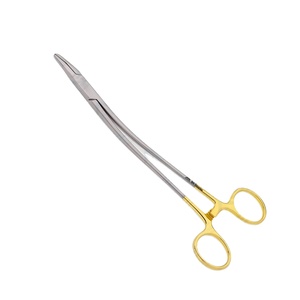 Soporte de aguja de válvula Stratte de 7,5 pulgadas y 19 Cm, mordazas curvas inversas con inserciones Tc, mango de anillo con trinquete de acero inoxidable - Product Image 1